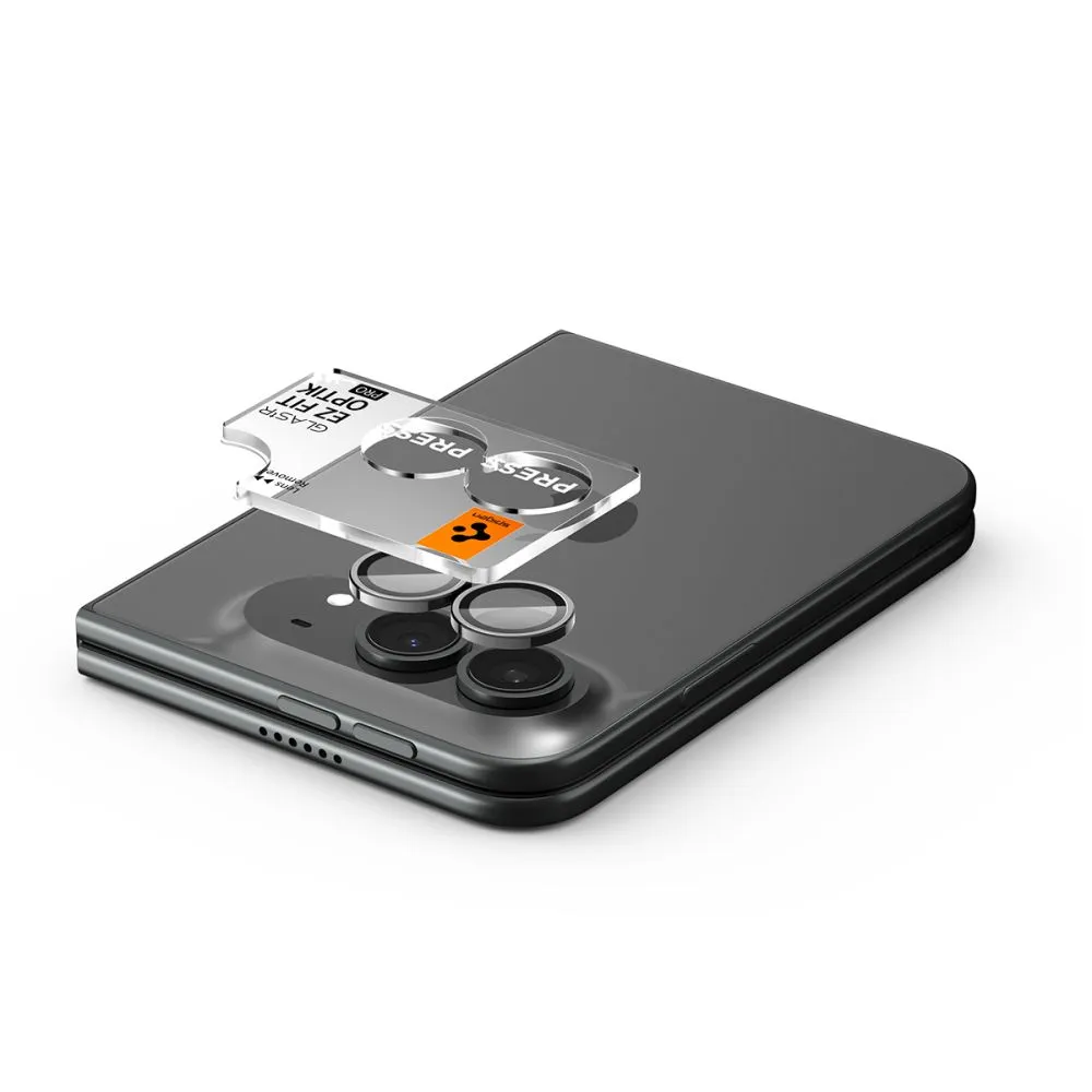 Apple iPhone Duo Aizsargstikls SPIGEN OPTIK PRO GLAS.TR EZ FIT CAMERA PROTECTOR 2-PACK