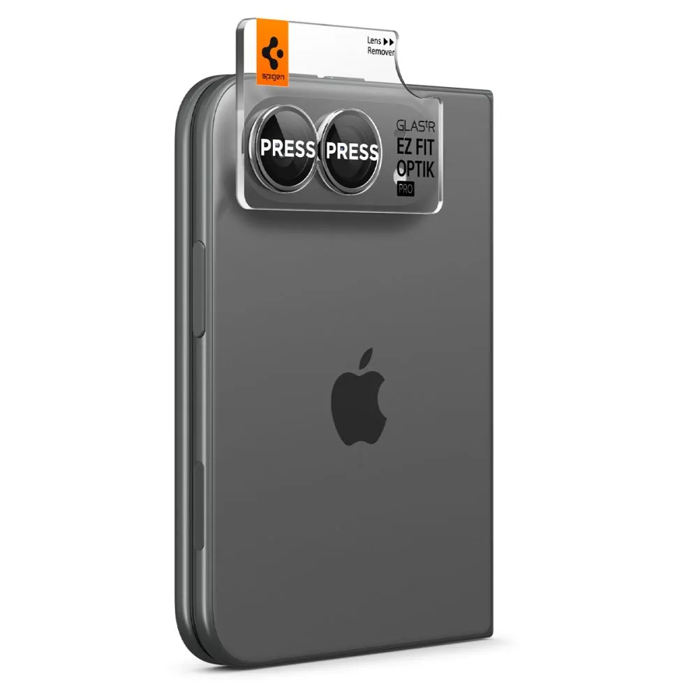 Apple iPhone Duo Aizsargstikls  SPIGEN OPTIK PRO GLAS.TR EZ FIT CAMERA PROTECTOR 2-PACK