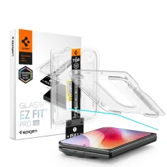 iPhone Duo Aizsargstikls SPIGEN GLAS.TR EZ FIT PRO AC (2-PACK) Apple iPhone Duo
